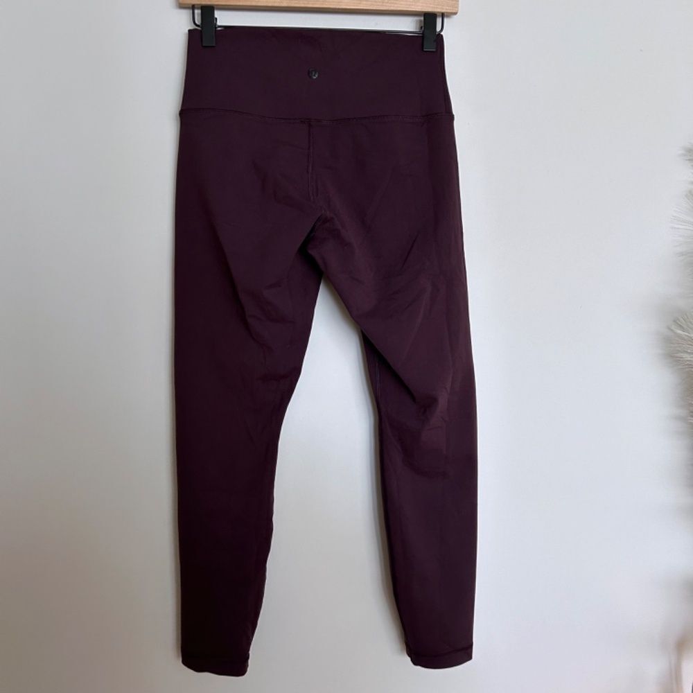 Lululemon Burgundy Leggings - Picture 6 of 9